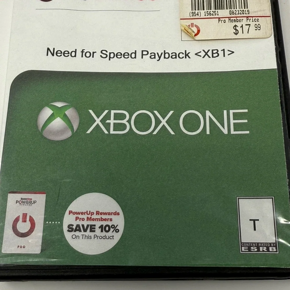 Need for Speed Payback - Microsoft Xbox One Online Manual